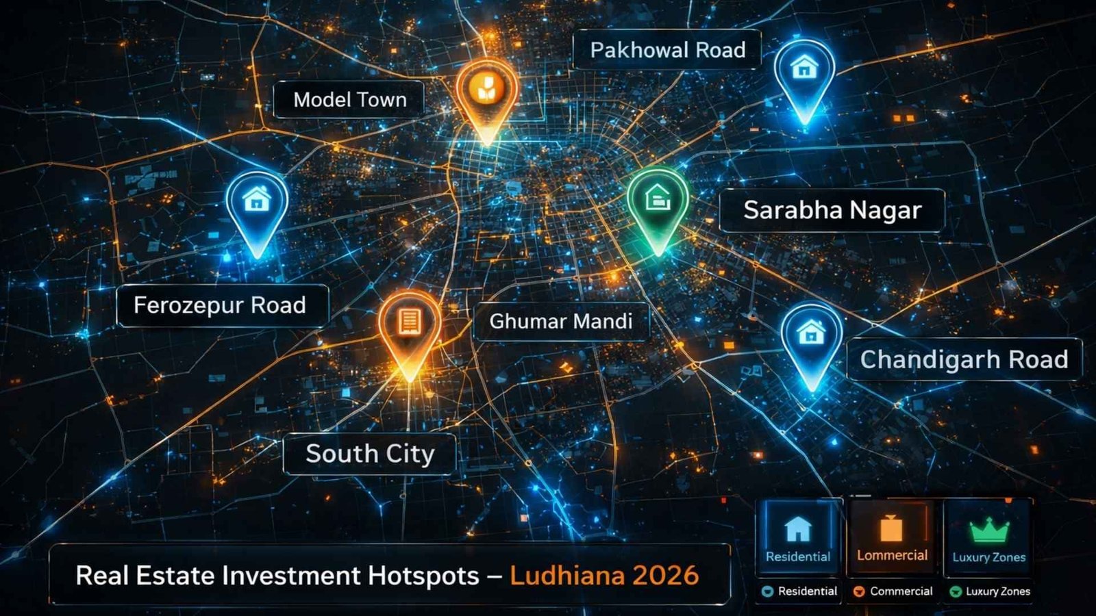 Where to Invest in Ludhiana: A Location-Wise Guide