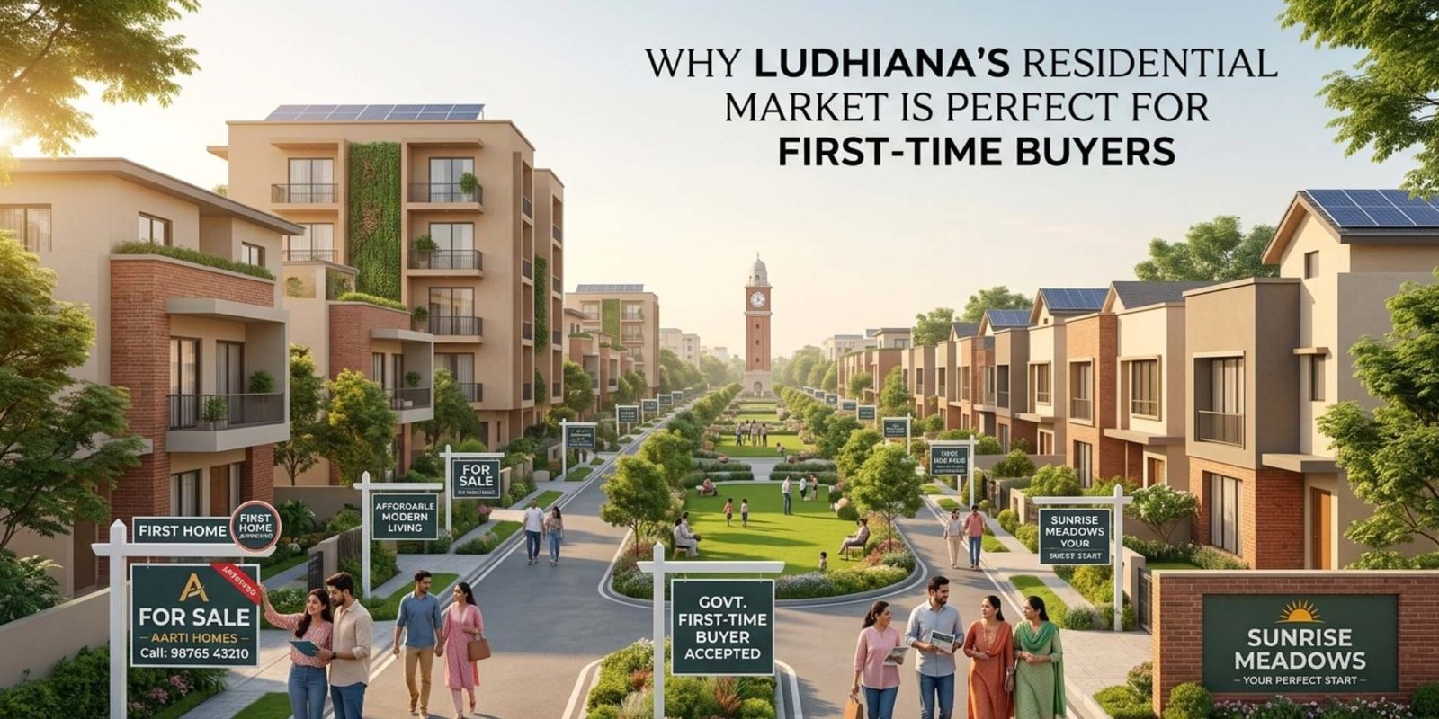 Why Ludhiana’s Residential Market is Perfect for First-Time Buyers