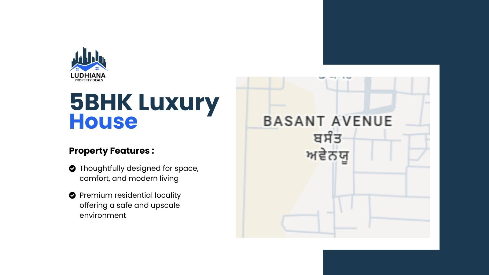 5BHK Luxury House  in Park Avenue Ludhiana