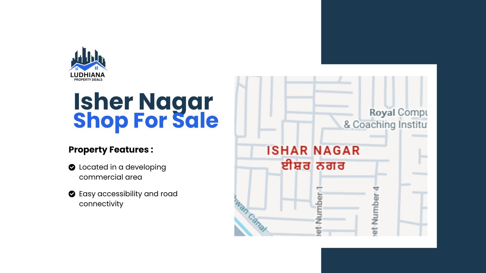 Shop for Sale in Isher Nagar – 25 Sq.Yards