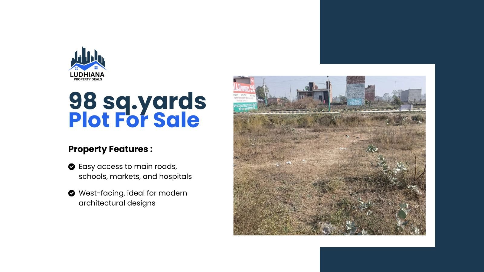 98 Sq. Yards Plot In Meharban