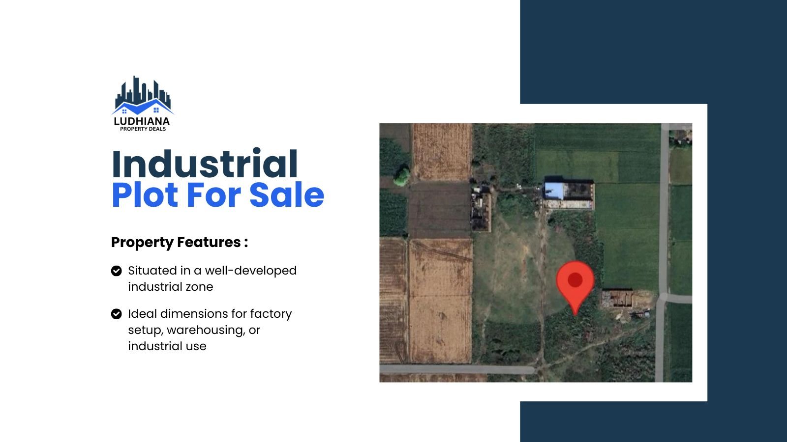 Industrial Plot on Seera Road – 1644 Sq. Yards