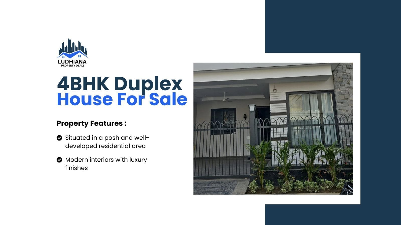 Luxurious 4BHK Duplex House – 400 Sq. Yards, East Facing