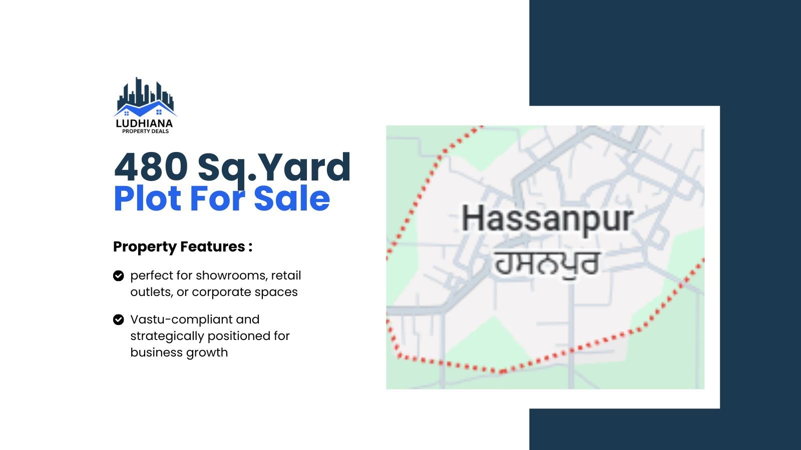 480 Sq.Yard  Commercial Plot on Raho Road Meharban