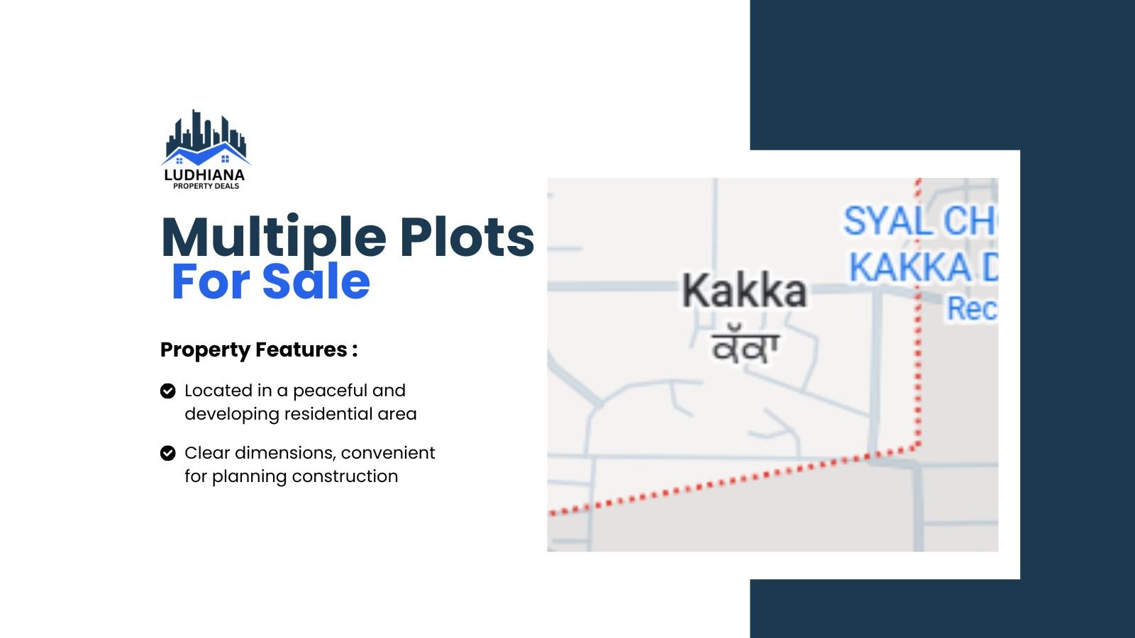 Multiple Plots for Sale in Kakka Dhaula – 55 to 100 Sq.Yard