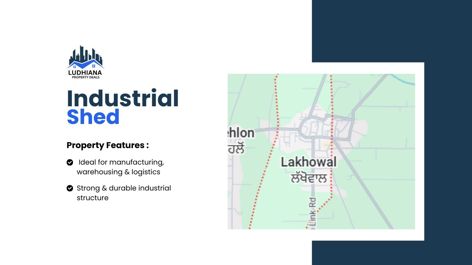 Industrial Shed for Sale in Lakhowal Ludhiana