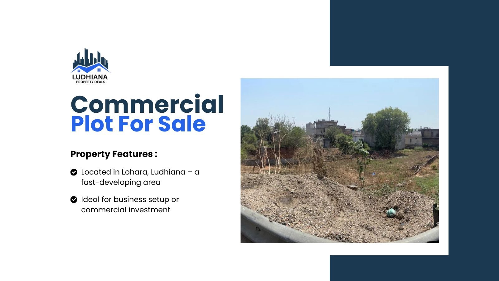 East-Facing Commercial Plot for Sale in Lohara