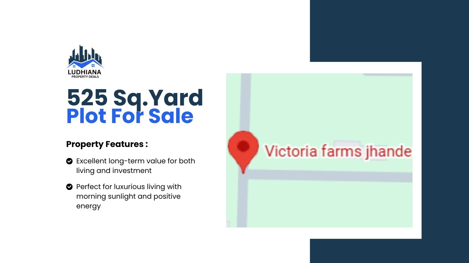 525 Sq.Yard  Residential Plot in Victoria Farms